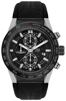 Tag Heuer Carrera Calibre HEUER 01 Automatik Chronograph 45mm Aston Martin Special Edition in der Version CAR2A1AB-FT6163