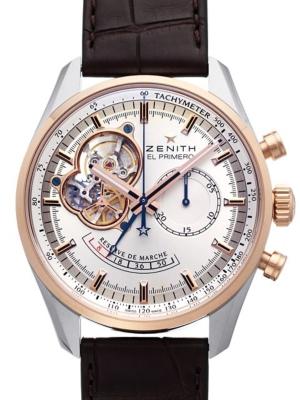 Zenith El Primero Chronomaster Open Power Reserve in der Version 51-2080-4021-01-C494 in Edelstahl mit 18K Rosegold