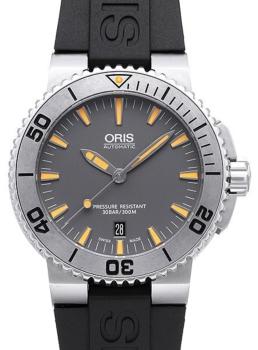 Oris Aquis Date in der Version 01 733 7653 4158-07 4 26 34EB aus Edelstahl mit Keramik-Luenette