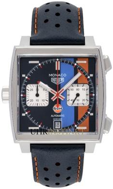 Tag Heuer Monaco Calibre 11 Automatik Chronograph Gulf Special Edition in der Version CAW211R-FC6401