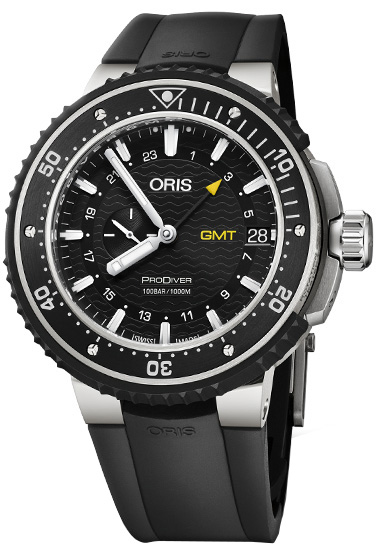 Oris ProDiver GMT in der Version 01 748 7748 7154-07 4 26 74TEB in Titan