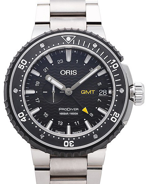 Oris ProDiver GMT in der Version 01 748 7748 7154-07 8 26 74PEB in Titan