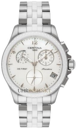 Certina Quarz DS First Lady Ceramic Chrono Mondphase Precidrive