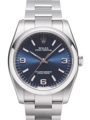 Rolex Oyster Perpetual 36 Zifferblatt blau