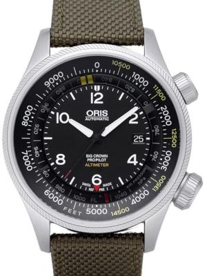 Oris Big Crown ProPilot Altimeter in der Version 01 733 7705 4134-07 5 23 14FC mit Fuss-Skala