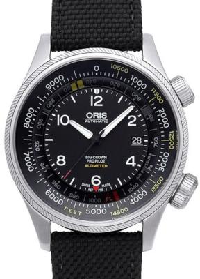 Oris Big Crown ProPilot Altimeter in der Version 01 733 7705 4134-07 5 23 15FC mit Fuss-Skala