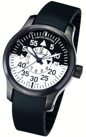 Fortis B-42 Flieger Black Cockpit GMT in der Version 672-18-11 K aus Edelstahl mit PVD-Beschichtung