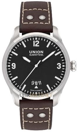 UNION Glashuette Belisar Pilot Gangreserve in der Version D002-607-16-057-00