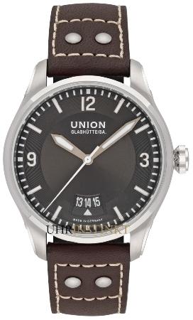 UNION Glashuette Belisar Pilot Gangreserve in der Version D002-607-16-087-00