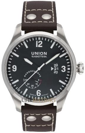 UNION Glashuette Belisar Pilot Gangreserve in der Version D002-624-16-057-00