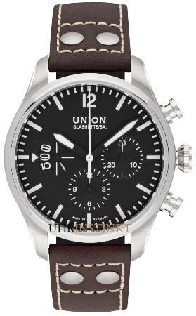 UNION Glashuette Belisar Pilot Gangreserve in der Version D009-627-16-057-00