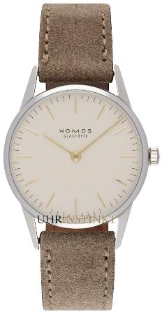 NOMOS Glashuette Orion 33 Duo in der Version 319 mit Stahlboden