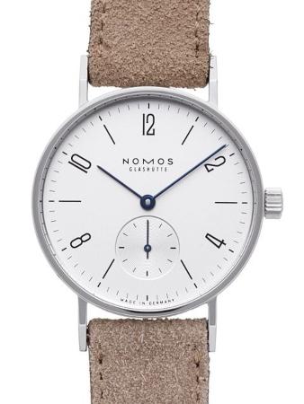 NOMOS Glashuette Tangente 33 in der Version 122 mit Stahlboden