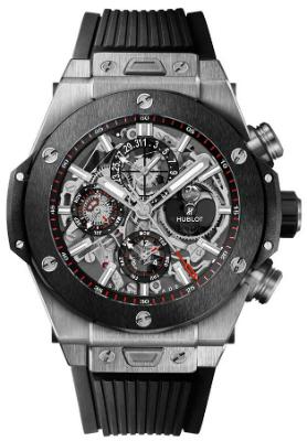 Hublot Big Bang Unico Perpetual Calendar Titanium Ceramic 45mm Automatic Chronograph in der Version 406-NM-0170-RX