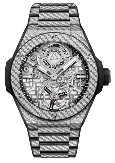 Hublot Big Bang Integrated Tourbillon Full Carbon 43 mm in der Version 455.YS.0170.YS