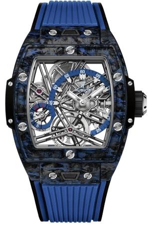 Hublot Spirit of Big Bang Tourbillon Carbon Blue 42 mm in der Version 645-QL-7117-RX