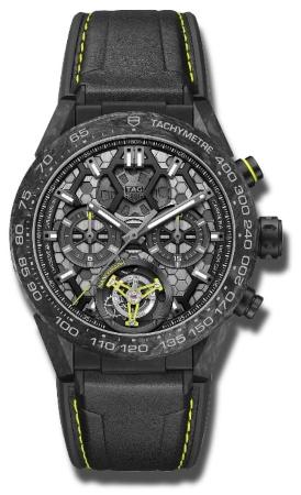 Tag Heuer Carrera Heuer 02 Tourbillon Nanograph 45mm in der Version CAR5A8K-FT6172