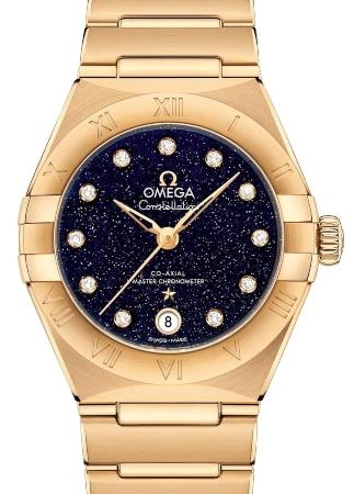 Omega Constellation Manhattan Co-Axial Master Chronometer 29 mm blau