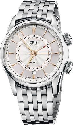 Oris Artelier Alarm Edelstahl uhren-mit-weckfunktion