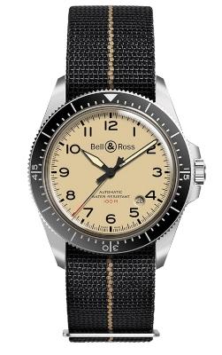 Bell & Ross BR V2-92 MILITARY BEIGE Textilband