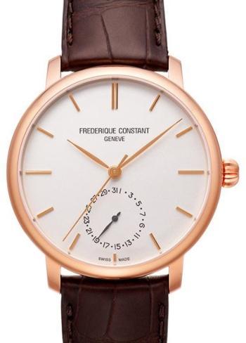 Frederique Constant Maxime Manufacture Slim Line in der Version FC-710V4S4 aus rosegoldplattiertem Edelstahl