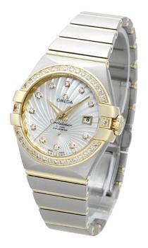 Omega Constellation Chronnometer 31 mm in der Version 123.25.31.20.55.002 in Edelstahl und 18 K. Gelbgold mit Diamantbesatz Omega Constellation Chronnometer 31 mm in der Version 123-25-31-20-55-002 in Edelstahl und 18K Gelbgold mit Diamantbesatz