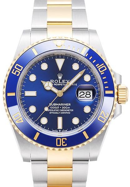 Die Rolex Submariner Date with reference no. 126613LB 
