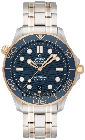 Omega Seamaster Diver 300 M Co-Axial Master Chronometer 42 mm in der Version 21020422003001 sonnenschliff-wellenschliff-perlschliff