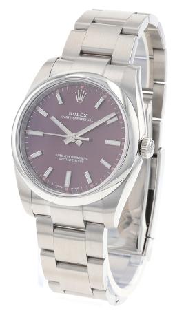 Rolex Oyster Perpetual 34 in der Version 114200 rot