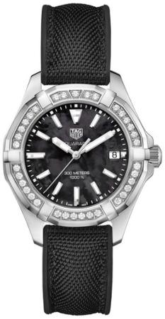 TAG Heuer Aquaracer Quarz 35mm in der Version WAY131P-FT6092 sonnenschliff-wellenschliff-perlschliff