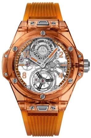 Hublot Big Bang Tourbillon Automatic Orange Sapphire 45mm digitale-uhrenmesse