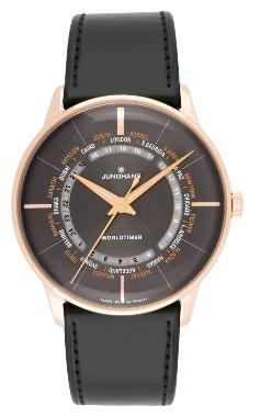 Junghans Meister Worldtimer in der Version 027-5013-00 in Edelstahl mit PDV-Beschichtung