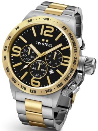 TW-Steel Canteen Chrono in der Version CB44 aus Edelstahl mit PVD-Beschichtung dicke-uhren-fuer-dicke-handgelenke