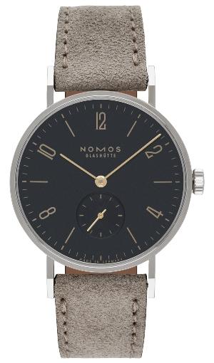 NOMOS Glashuette Tangente nachtblau in der Version 133 mit Saphirglasboden