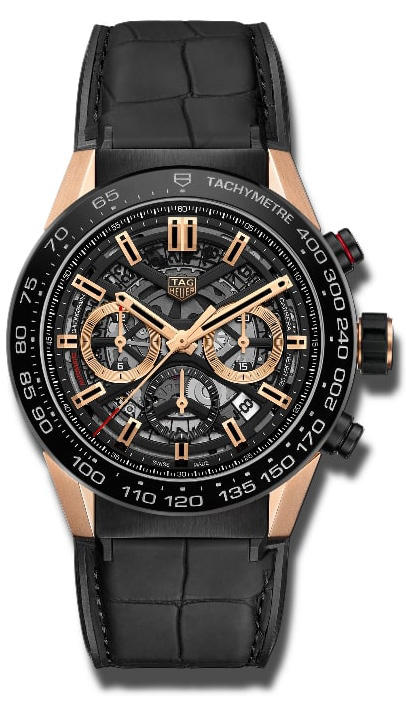 Tag Heuer Carrera Calibre HEUER 02 Automatik Chronograph 45mm in der Version CBG2A50.FC6450