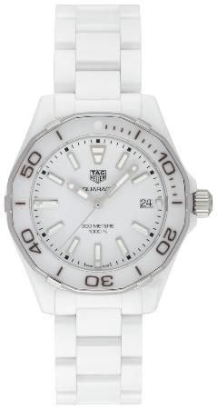 TAG Heuer Aquaracer Quarz 35mm in der Version WAY1391-BH0717 weisse-uhren-fuer-den-sommer