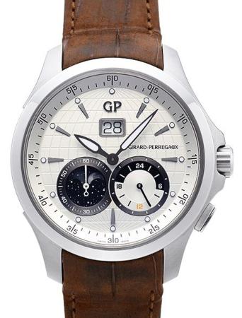 Girard Perregaux Traveller Large Date Moonphase GMT in der Version 49655-11-132-BB6A