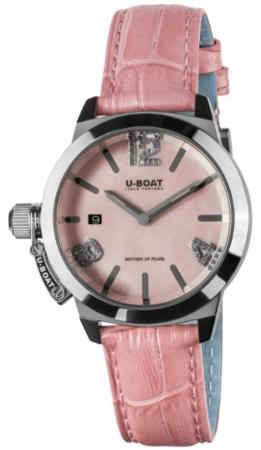 U-Boat Classico 38 Pink Mother of Pearl in der Version 8480 made in Italy