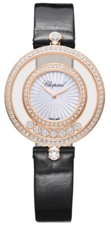 Chopard Happy Diamonds Icons in der Version 209426-5201 in 18 K Rosegold Beliebteste Uhrenmarken Damen