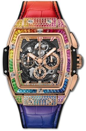 Hublot Spirit of Big Bang King Gold Rainbow 42 mm in der Version 641-OX-0110-LR-0999