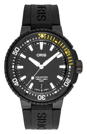 Oris Aquis Date Calibre 400 in der Version 01 400 7767 7754-07 426 64BTEB aus Titan schwarz beschichtet