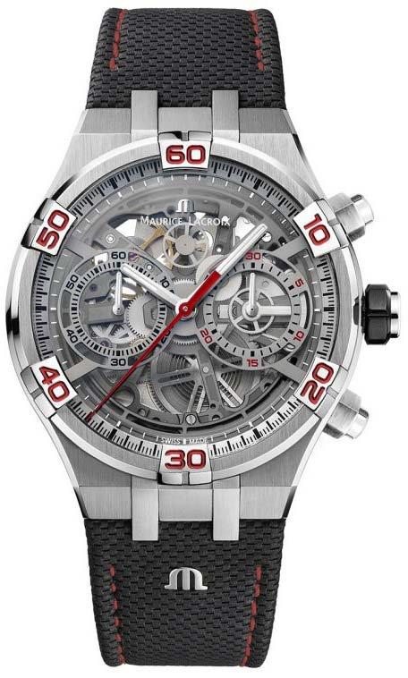 Maurice Lacroix Aikon Automatic Chronograph Skeleton 44mm Special Edition Mahindra Racing