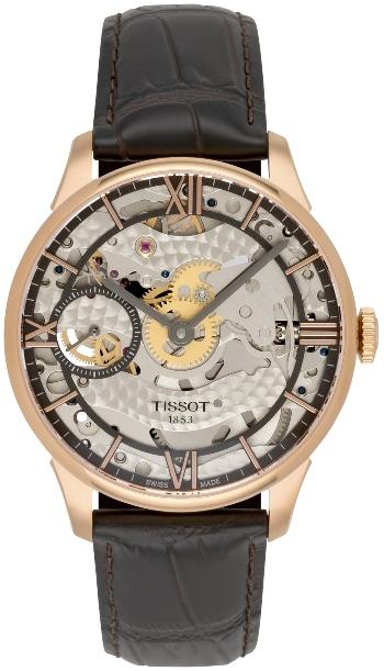 Tissot T-Classic Chemin des Tourelles Squelette - Herrenuhren mit Handaufzug