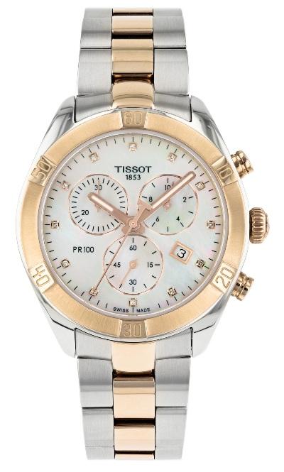 Tissot T-Classic PR 100 Sport Chic Chronograph with reference no. T101.917.22.116.00