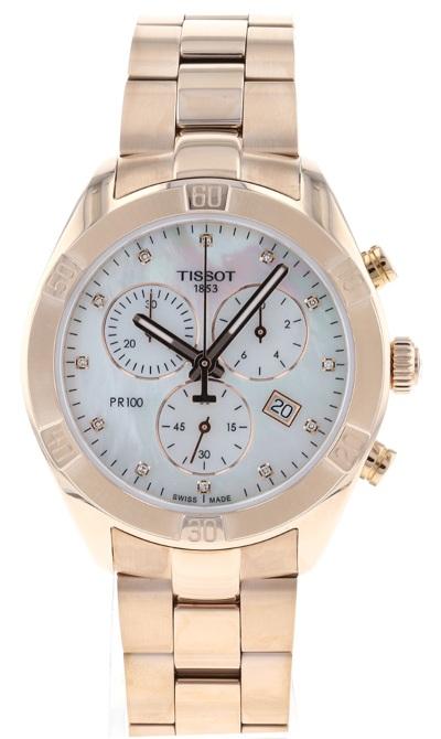 Tissot T-Classic PR 100 Sport Chic Chronograph with reference no. T101.917.33.116.00