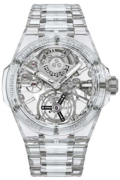 Hublot Big Bang Integral Tourbillon Full Sapphire 43 mm - Skelettierte Uhr für Herren