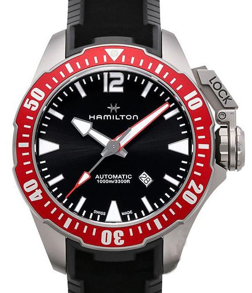 Hamilton Khaki Navy Frogman Titanium Auto