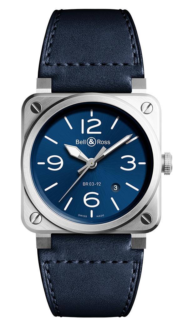 Bell & Ross BR 03-92 BLUE STEEL | Bandbreite 24mm