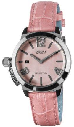 U-Boat Classico 38 Pink Mother of Pearl 