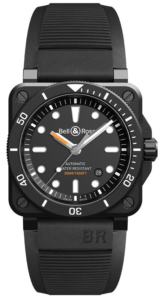 Bell & Ross BR 03-92 DIVER BLACK MATTE - Armbanduhren mit Keramiklünette